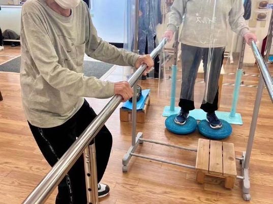 安全に配慮した機能訓練室
