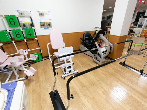 訓練器具のある部屋
