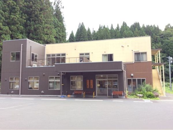 緑豊かな外観