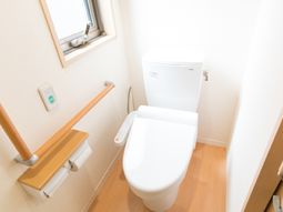清潔なトイレ設備