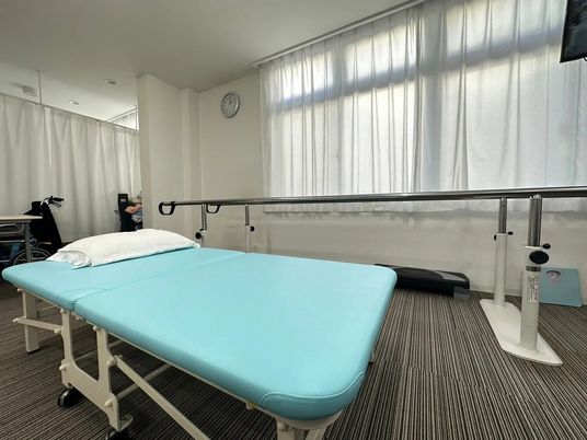 訓練用ベッドがある部屋  