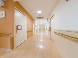 明るい廊下の様子