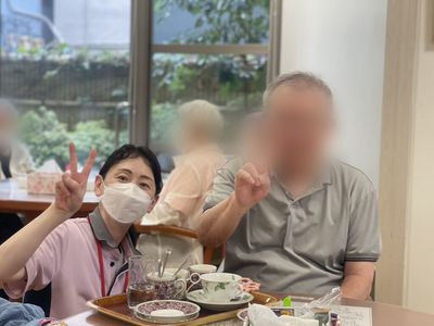 リビングでの交流
