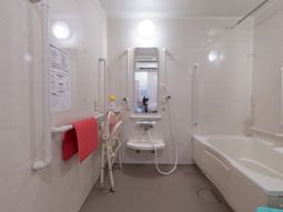 プライベートな浴室の一角