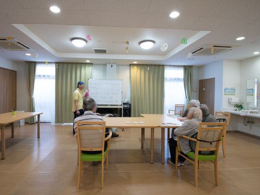 活動中の機能訓練室