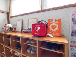 AED設置のエントランス
