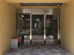 清潔感のあるエントランス