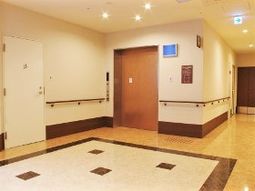 清潔な廊下の一角