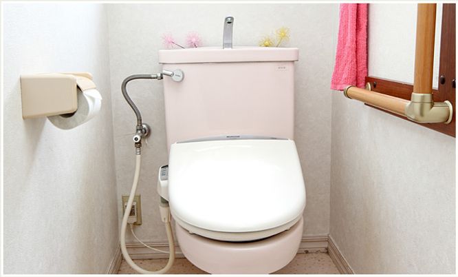 ゆとりあるトイレ空間