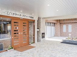 清潔感のあるエントランス