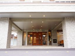 応接スペースの入口