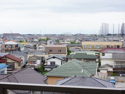 広がる町並みの眺望