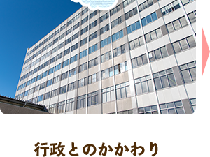 白い外壁の建物外観  