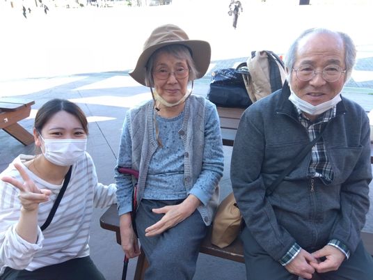 穏やかな雰囲気の座席