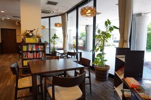 読書スペースがあるリビング