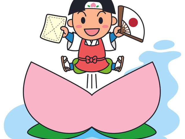 笑顔のキャラクターイラスト 活気に満ちた笑顔で迎えてくれるスタッフの姿を表したイラストです。快適な職場での仕事をご一緒にいかがですか。