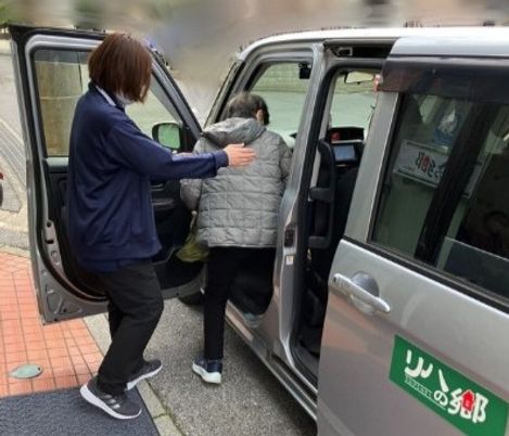 乗降補助の場面