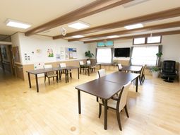 明るい共有スペース