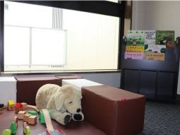 多目的スペースのぬいぐるみ
