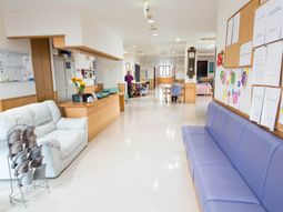 明るい共有スペース