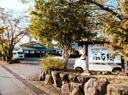 ゆったりとした中庭