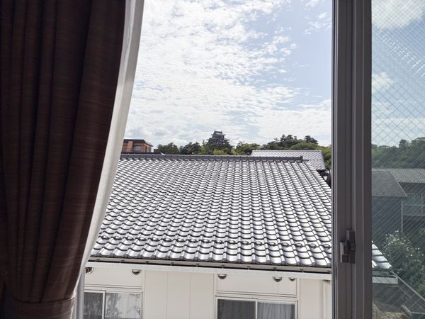 窓から見える風景