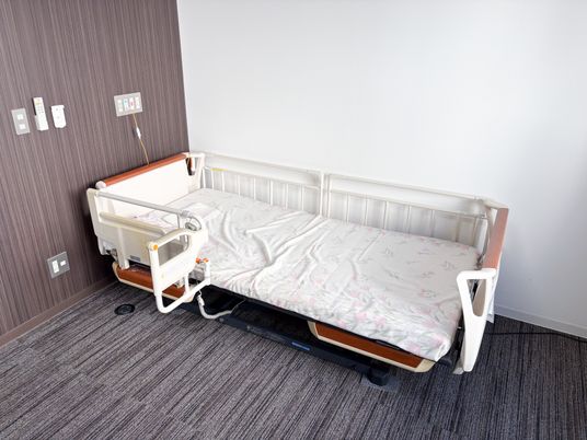 個室のベッドの部屋