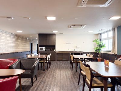 明るく開放的な空間