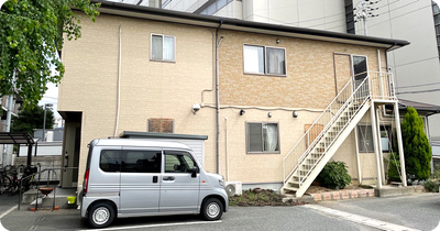 閑静な住宅の外観