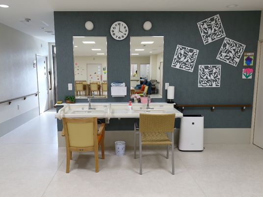 共有スペースの明るい様子