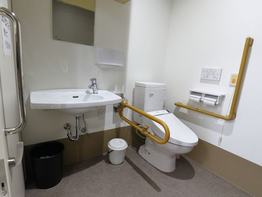 バリアフリーのトイレ設備