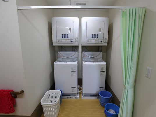 清潔な洗濯機スペース