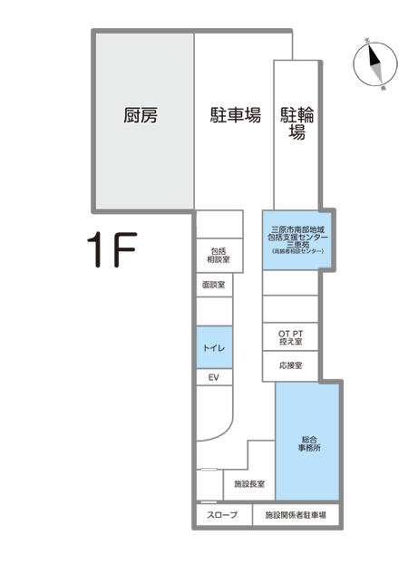 老人保健施設 三恵苑の外観