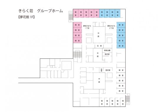 多目的室のフロア図