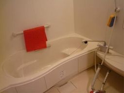 清潔な浴室設備