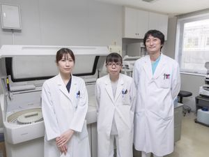 検査室のスタッフ  
