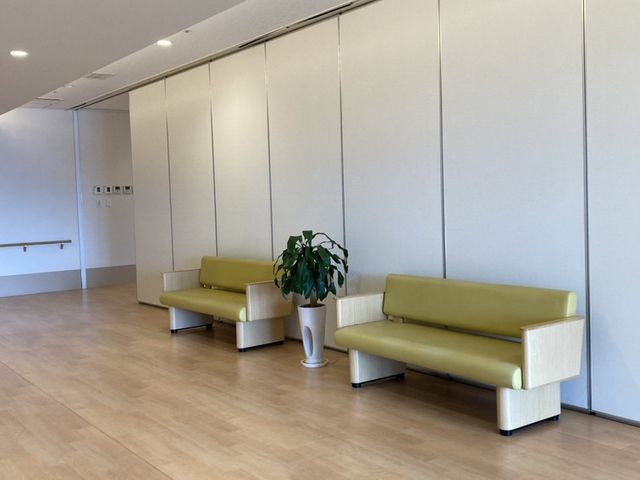 くつろぎのラウンジ ラウンジ 広々としたラウンジには、植物がアクセントになって落ち着いた雰囲気が広がっています。