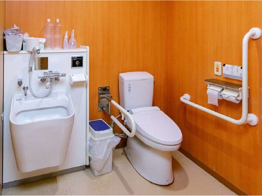手すり付きトイレ  