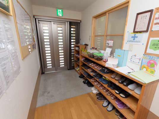 清潔な玄関の様子