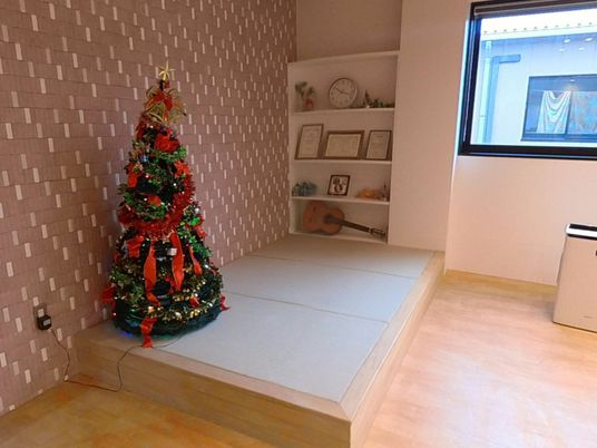 季節感ある共有エリア