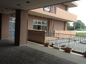 開放的なテラス  