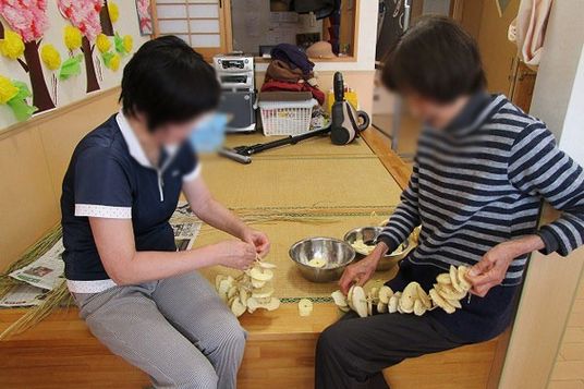 手作り体験の様子