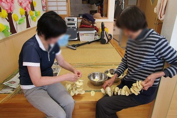 手作り体験の様子