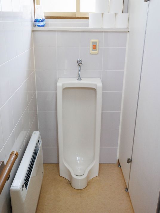 清潔なトイレの一角