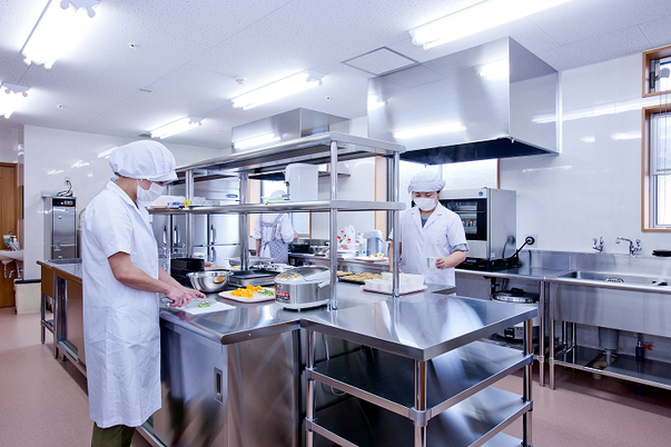 調理中の様子キッチン