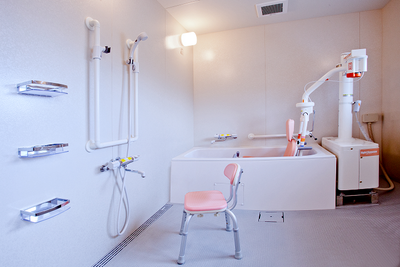 リラックスできる浴室