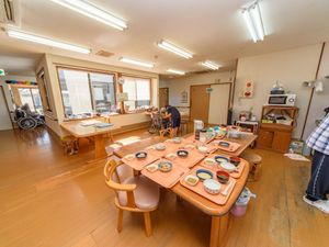 食事準備のあるダイニング