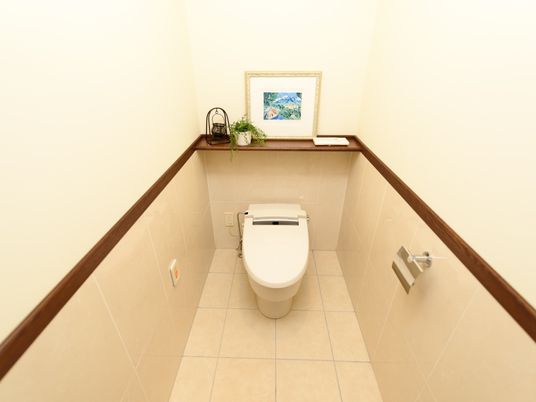 清潔感ある明るいトイレ