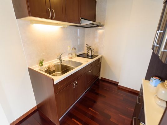 キッチンの清潔な空間