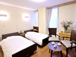 清潔な居室の一角